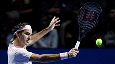 výcarský tenista Roger Federer na Turnaji mistr v Londýn. 
