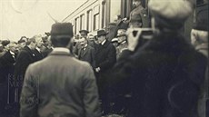 Příjezd Tomáše Garrigua Masaryka do Tábora (21. prosince 1918)