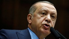 Turecký prezident Recep Tayyip Erdogan (23. íjna 2018).