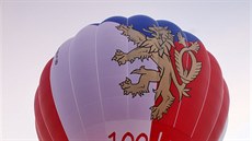 Speciální horkovzduný balon na oslavu stého výroí vzniku eskoslovenska...