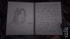 Arthur si od zaátku hry píe vlastní deník, do kterého i hodn kreslí.
