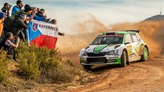 Jan Kopecký na Katalánské rallye.