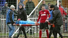 Utkání Chrudimi s eskými Budjovicemi (2:2) nabídlo i nepíjemný moment....