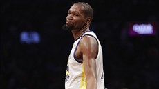 Kevin Durant z Golden State v duelu s Brooklynem