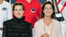 Charlotte Casiraghi a její matka, monacká princezna Caroline (Monako, 29....