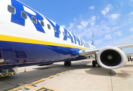 Letadlo zneuité spolenosti Ryanair.