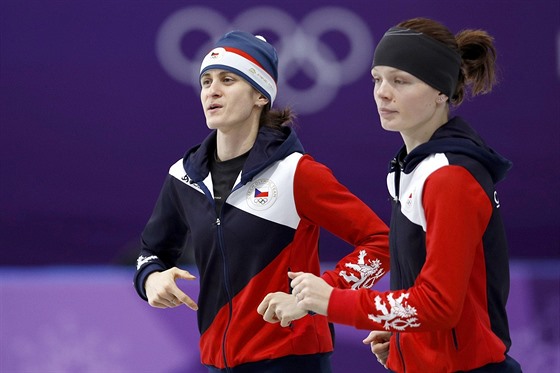 Martina Sáblíková a Nikola Zdráhalová na olympijských hrách