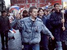 Listopadová demonstrace na Václavském námstí v Praze (1989)