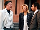 Jií Lábus, Kateina Broová a Tomá Töpfer v seriálu ivot na zámku (1995)