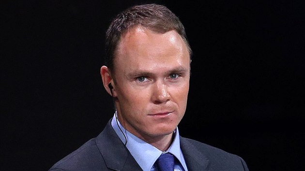 Chris Froome jako host prezentace programu Gira 2019 v italskm Milnu