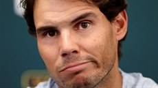 Rafael Nadal oznamuje své odstoupení z pa�í�ského halového turnaje.