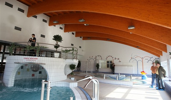 Krytý bazén v Pelhřimově.