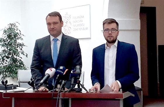 Pedseda poslaneckého klubu Pirát Jakub Michálek a SPD Radim Fiala se dohodli,...