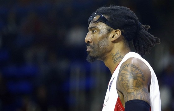 Amare Stoudemire v dresu z Hapoelu Jeruzalém