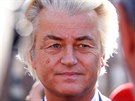 Geert Wilders na jednání nizozemského parlamentu (4. záí 2018)
