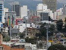 Lanovka v La Paz přepraví každý den skoro 160 tisíc cestujících.