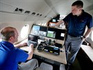 Nov technologie v letounu Falcon F900X pomh v Brn testovat i pilot Ivan...