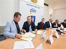 Podpis koalin smlouvy pro volebn obdob 2018 a 2022.