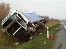 U Horní Moštěnice vjel řidič s osobním autem do protisměru a čelně se srazil s...