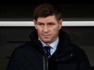 Steven Gerrard na lavice Glasgow Rangers