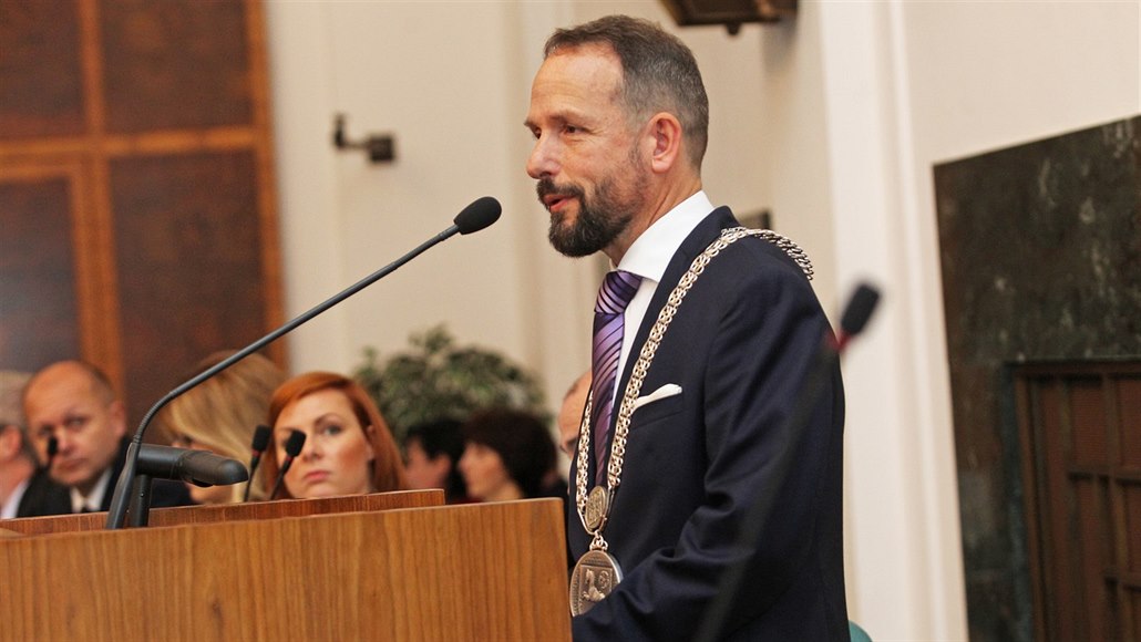 Znovuzvolený primátor Ostravy Tomá� Macura