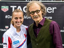 Tenisté Petra Kvitová a Tomá Berdych toili reklamu pro výcarské hodinky...