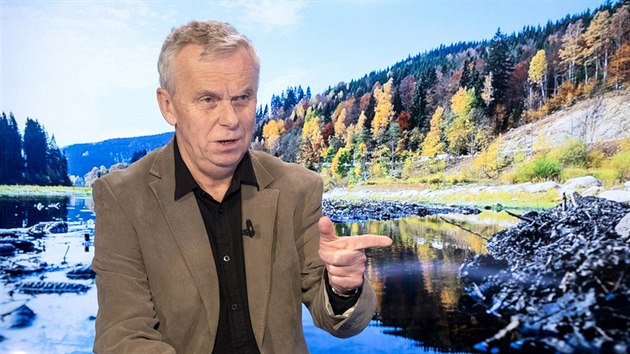 Hydrogeolog Zbyněk Hrkal v diskusním pořadu Rozstřel. (6. listopadu 2018)