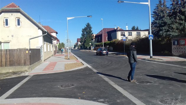 Zrekonstruovan ulice Libusk v prask Psnici.