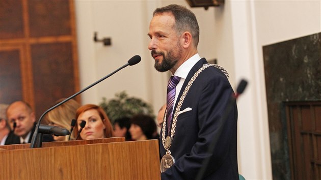 Znovuzvolený primátor Ostravy Tomáš Macura