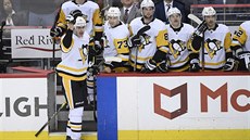 OD VÍTZSTVÍ K ÚPADKU? Hvzdný Sidney Crosby na lesku neztrácí, ale jenom s parákem Malkinem Pittsburgh neutáhnou. Penguins jsou momentáln nejhorí ve Východní konferenci.  