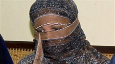 Asia Norínová, pezdívaná Bibi, na snímku od  pákistánskéhosoudu z roku 2010