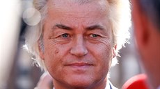 Geert Wilders na jednání nizozemského parlamentu (4. září 2018)