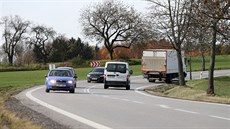 Silnice mezi árem nad Sázavou a Novým Mstem na Morav. Podle sítání tudy...