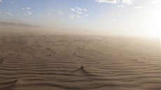 Pole na Kyjovsku po prachových bouích pipomínají africkou Saharu.