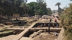 Tým egyptských a nmeckých archeolog na naleziti v Káhie objevil nkolik...