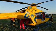 �ena byla napojená na um�lou plicní ventilaci a p�evezena do Fakultní nemocnice...