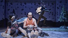 Záb�r z inscenace Kanibalky: Soumrak samc�