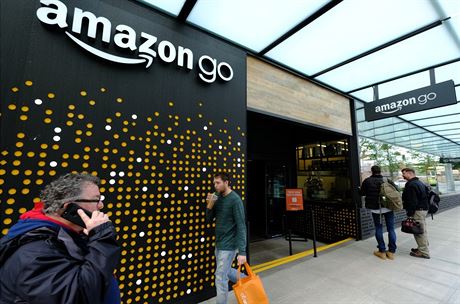Obchod Amazon Go v americkm Seattlu