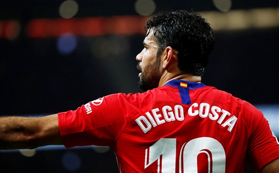 Diego Costa, útoník Atlétika Madrid