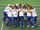 POESTÉ BHEM OSMI LET. eský tým slaví dalí triumf ve Fed Cupu, ve finále...