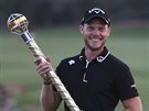 Danny Willett z Anglie bhem golfového turnaje v Dubaji.