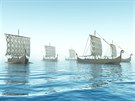 Kvalitní lod umonily Vikingm daleké objevitelské cesty, v prbhu kterých...