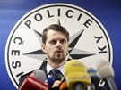 éf praských policist Jan Ptáek hovoí na tiskové konferenci Policie R k...