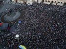 Protest proti premiéru Andreji Babiovi na Staromstském námstí v Praze.