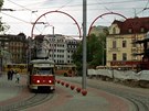 Rok 1996, kdy se tramvaje T2 opt vrtily do Liberce. Povimnte si vpravo...