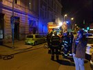V ter veer bojovali hasii s plameny v bytovm dom v Kollrov ulice v...