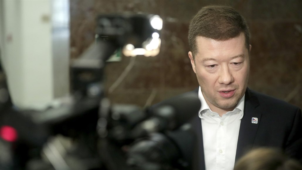 P�edseda SPD Tomio Okamura 