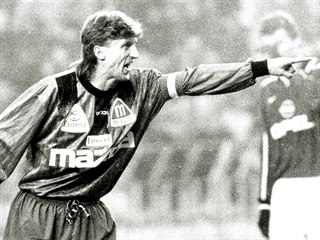 Oldřich Machala v roce 2000 jako fotbalista Sigmy Olomouc.