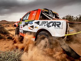 Martin Prokop se svm rallyovm specilem Ford Raptor na marock rallye