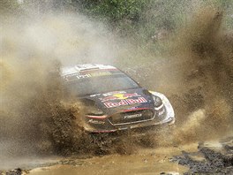 Sbastien Ogier na trati Australsk rallye